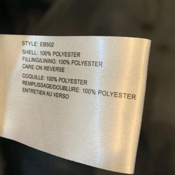 Eddie Bauer Quilted Puff Jacket Women's Size Medium Front Snap Button Pockets - Picture 10 of 10